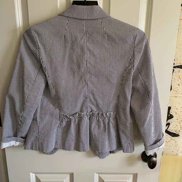 Ann Taylor Loft Pinstriped Blazer - Picture 4 of 4